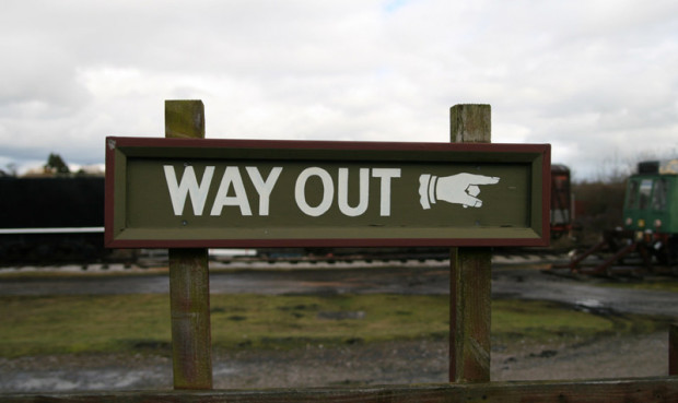 way out